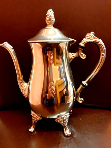 Vintage silver plated footed - vintage,