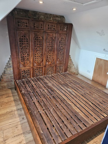 Super king bed frame with - frame,