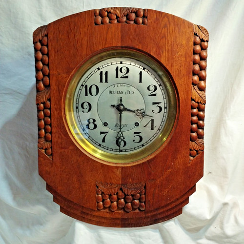 Antique wall clock mechanical - antique,