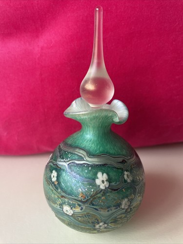 Okra glass signed richard - okra, p