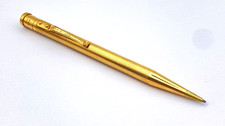 VINTAGE YARD O LED MECHANICAL PENCIL IN ROLLED GOLD BARLEYCORN MADE IN ENGLAND