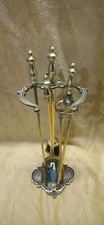 VTG Brass Fireplace Companion