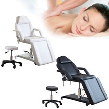 Massage Table Adjustable Bed Hydraulic Beauty SPA Chair Salon Tattoo Recliner