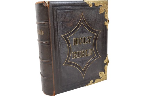 Antique holy bible rev john - rev,