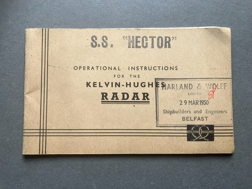 1950 kelvin hughes radar - 1950,