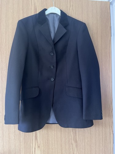 Black equestrian show jacket - black,