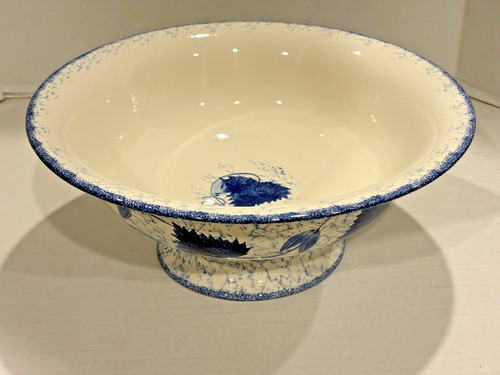 Poole pottery blue leaf vine - poole,