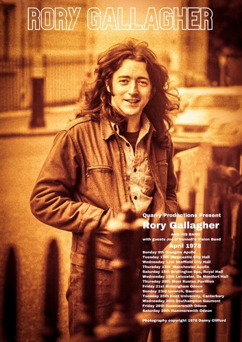 Rory gallagher guitar god tour - guitar,