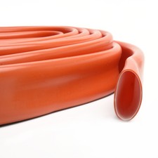 Layflat Hose Pipe Water Delivery Discharge Irrigation PVC 4 BAR Lay Flat Orange