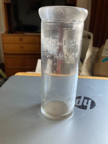 Vintage horlicks tall glass - vintage,