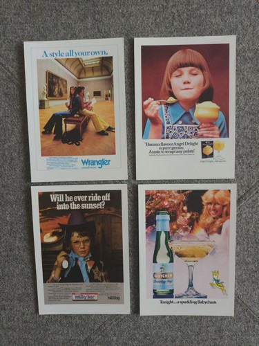 Advertising postcards babycham - postcards,