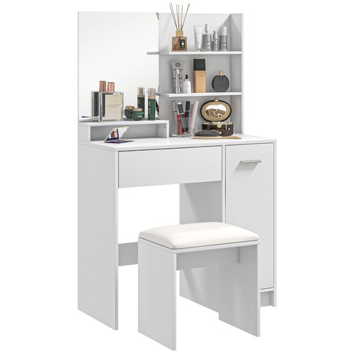 Homcom dressing table with - dressing,