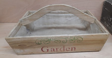 Shabby Chic Small  Softwood garden trug.