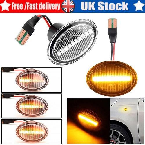 Clear side indicator - side, led