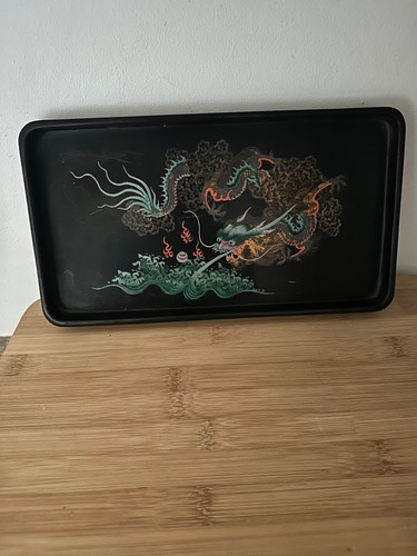 Oriental tray featuring - , a