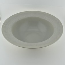 Large Wedgwood Paul Costelloe 14.5" Serving Bowl Pasta Salad Fruit Grey Modern