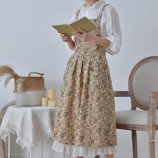 Women Floral Cotton Apron