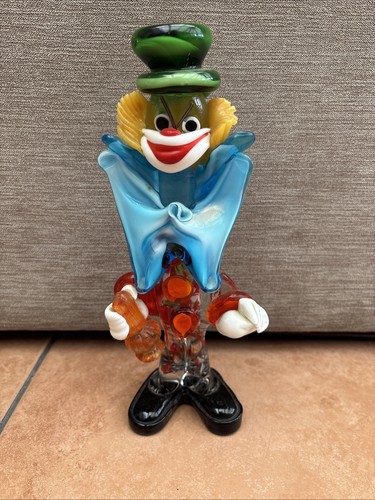 Murano glass clown - clown, figurine