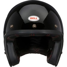 BELL CUSTOM 500 OPEN FACE HELMET GLOSS BLACK NEW