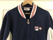 Fila..Bj (Bjorn Borg) Settanta Track Top, Size XL, The Firm/Business