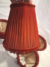 Vintage  Lampshade  Red