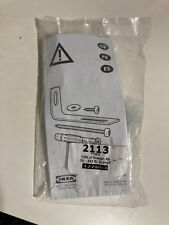 NEW SEALED GENUINE IKEA ANTI TIP SAFETY BRACKET KIT FOR DRAWER CHESTS #327653