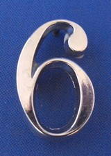 JAGUAR "6" BOOT BADGE FITS XJ6