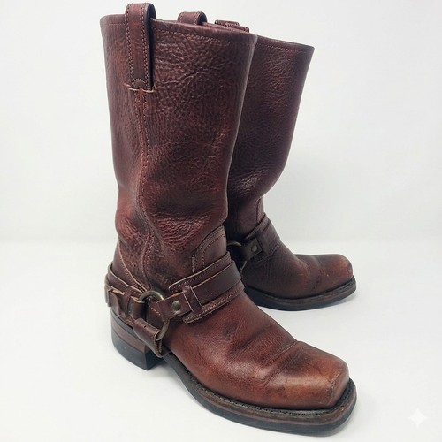 Vintage frye harness boots - harness,