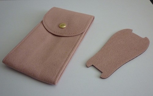 New faux suede pink - suede, watch