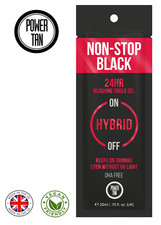 Power Tan Non-Stop Black Tingle Gelee Hybrid UV Sunbed Tanning Lotion 20ml