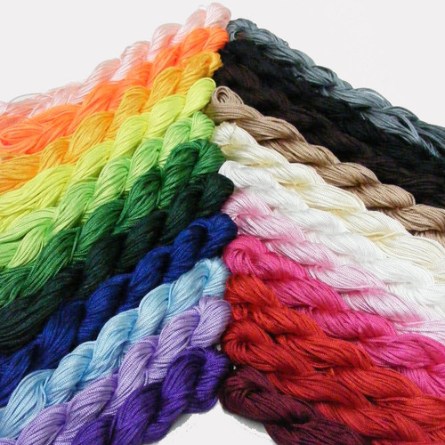 Kumihimo satin nylon rattail - kumihimo,