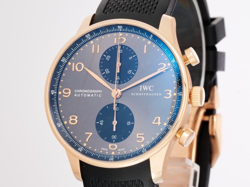 Iwc 18k gold 41mm portuguese - 18k,