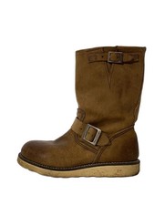 RedWing Boots 2982 Engineer Boots Leather Beige Size US 7.5D