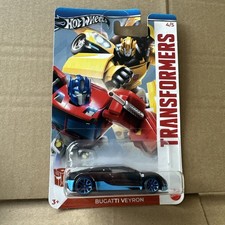 HOT WHEELS DIECAST -Transformers - Bugatti Veyron - 4/5 Combined Postage