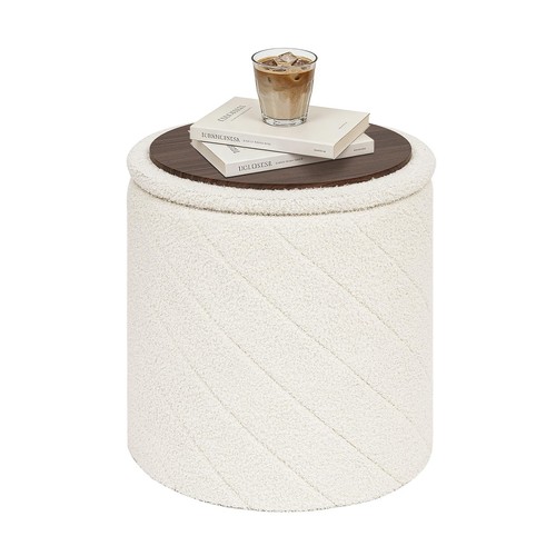 Foldable boucle round - foldable,