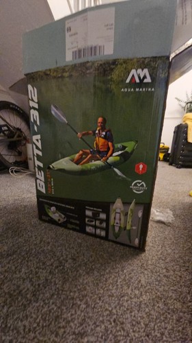 Inflatable kayak person - inflatable,