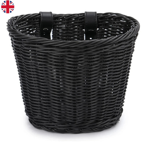 Hand woven bicycle basket - woven,
