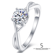 925 Sterling Silver 0.75ct