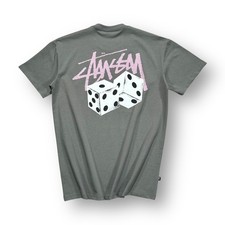 Stussy Dice T-shirt XL Grey