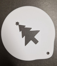 Christmas Tree Xmas Coffee Stencil Cappuccino Art Creative Barista Re-usable