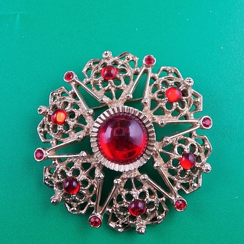 Vintage rhinestone starburst - vintage,