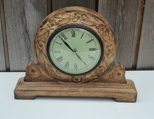 Carved limed finish wood - carved,