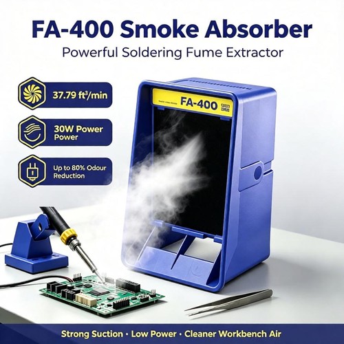 Desktop solder fume extractor - solder,