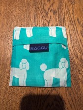 BAGGU Aqua Poodle Standard Baggu Reuseable Bag Used HTF Rare