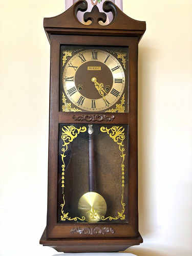 President wooden wall - wall, clock