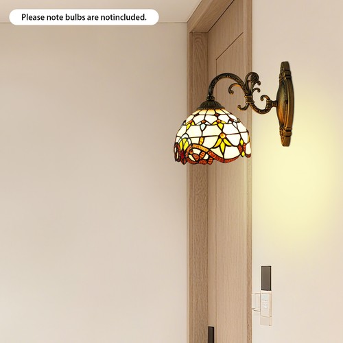 Tiffany style wall sconce - wall,