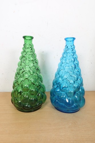 Vintage green blue glass - vintage,