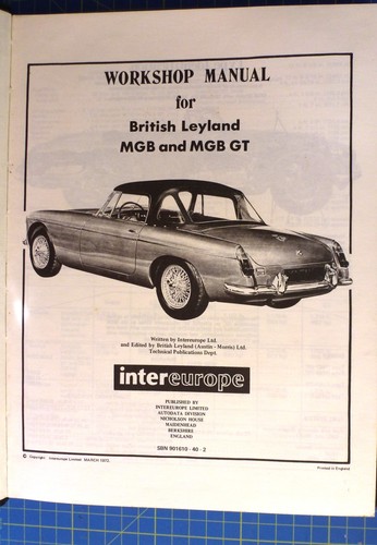 Mgb workshop manual - mgb,
