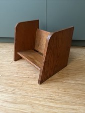 Vintage Oak Book Trough Book