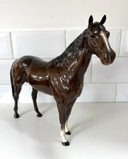 Beswick Large Hunter Horse Brown No 1734 Excellent Condition 30cm 